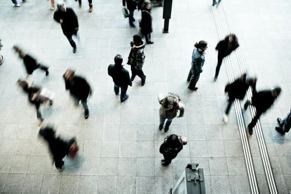 Business People - people walking on grey concrete floor during daytime