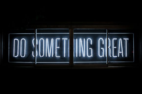Entrepreneurship - Do Something Great neon sign